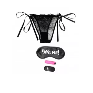 PANTY VIBRADOR USB C/ MANDO Y ANTIFAZ