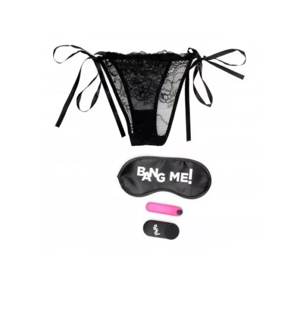PANTY VIBRADOR USB C/ MANDO Y ANTIFAZ