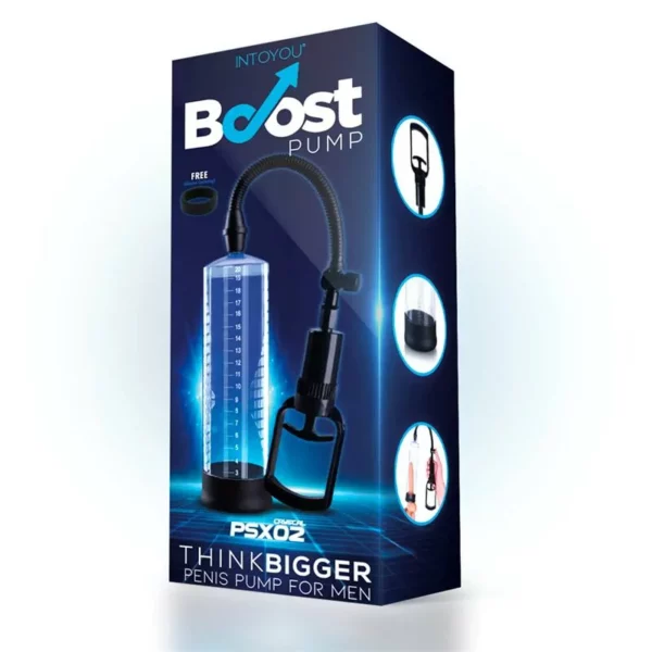 BOOST PUMPS Bomba Manual para el Pene PSX02 Transparente - Imagen 3