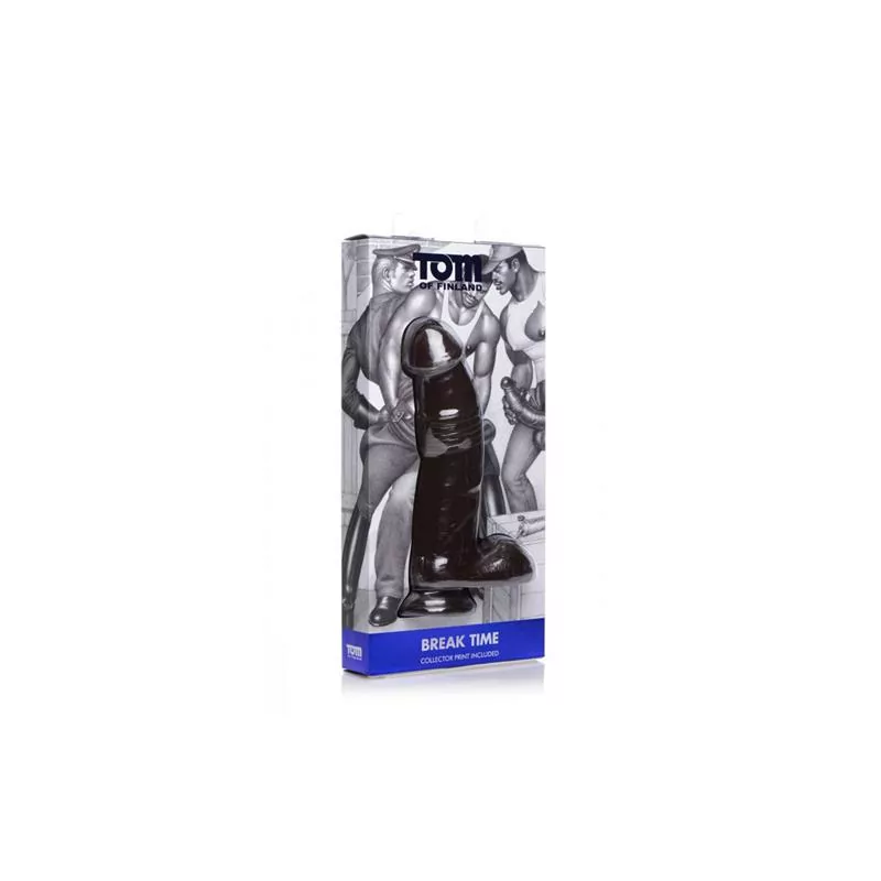 Tom of Finland Break Time Dildo XL – Marrón | Consolador con ventosa y diseño ergonómico - Imagen 3