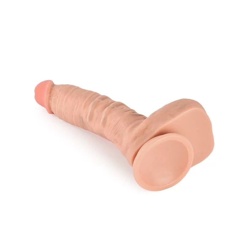 XISE Claude Dildo Dual Density 21.5 cm – Realista con Ventosa y Testículos - Imagen 2