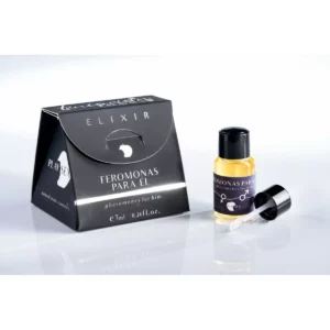Cofre Elixir con Feromonas + Espátula Él 7 ml – Potencia tu atracción natural