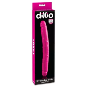 Dillio – Dildo Doble Rosa 30,5 cm | Sin látex ni ftalatos