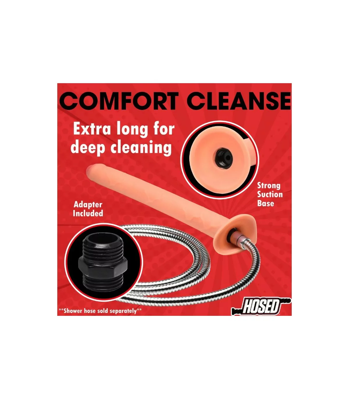 HOSED- Enema Ducha de Silicona – 38,10 cm - Imagen 4