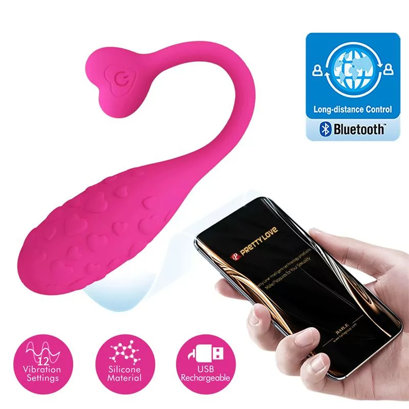 PRETTY LOVE Fisherman – Huevo Vibrador con APP Bluetooth - Imagen 2