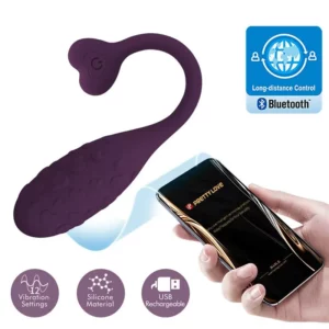 PRETTY LOVE Fisherman – Huevo Vibrador con APP Bluetooth