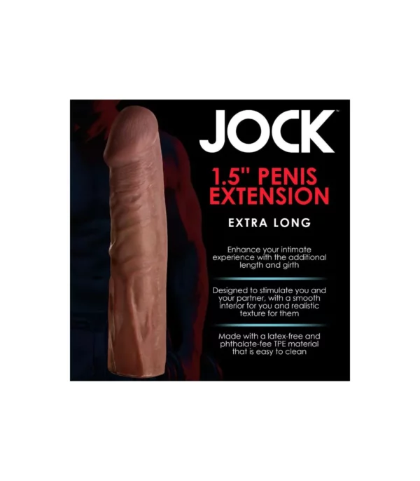 Funda Alargadora de Pene 3.8 cm Oscura – Curve Toys - Imagen 4