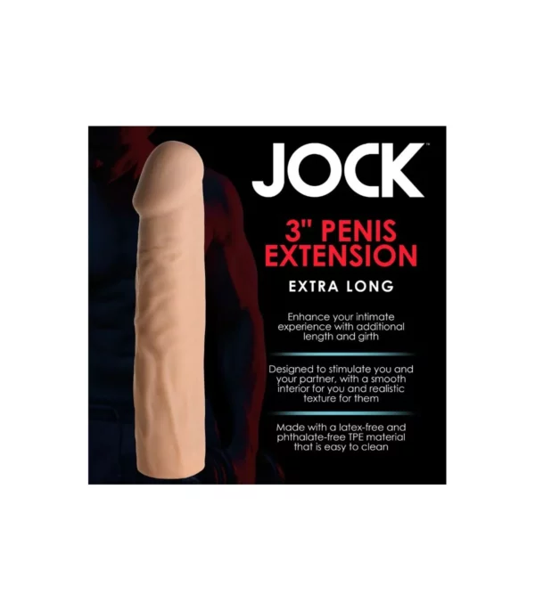 Funda Alargadora de Pene 7,6 cm Flesh  - Imagen 4