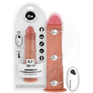 Cock Miller – Dildo Hiperrealístico con Vibración y Control Remoto 20,5 cm