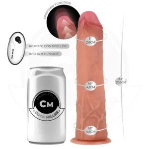 Cock Miller – Dildo Hiperrealístico con Ventosa y Thrusting con Control Remoto 20,5 cm