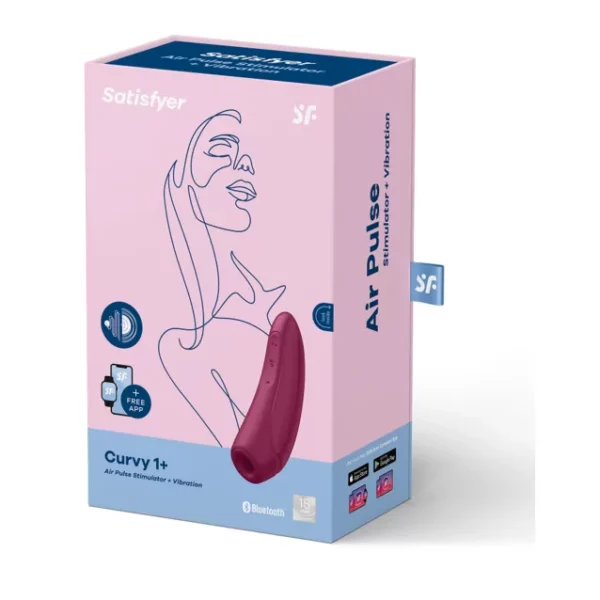 SATISFYER - CURVY 1 + ROJO ROSADO - Imagen 6