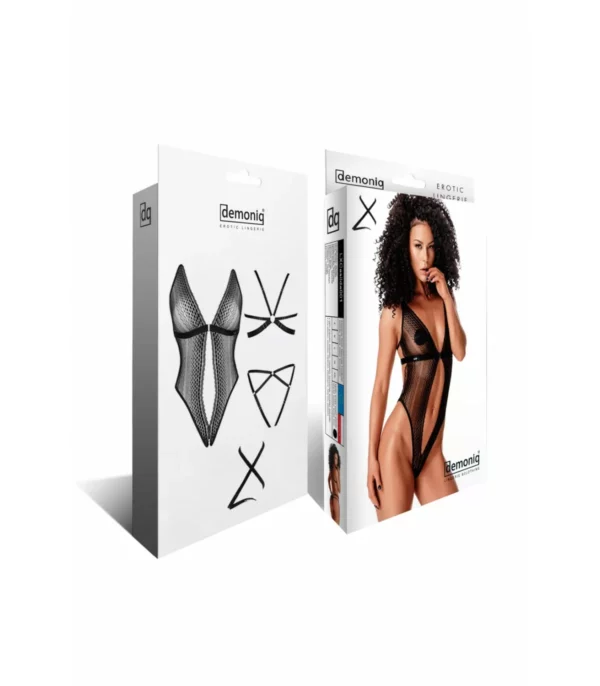 Isbel Body Transparente Negro | Lencería Fetish y Sexy - Imagen 6