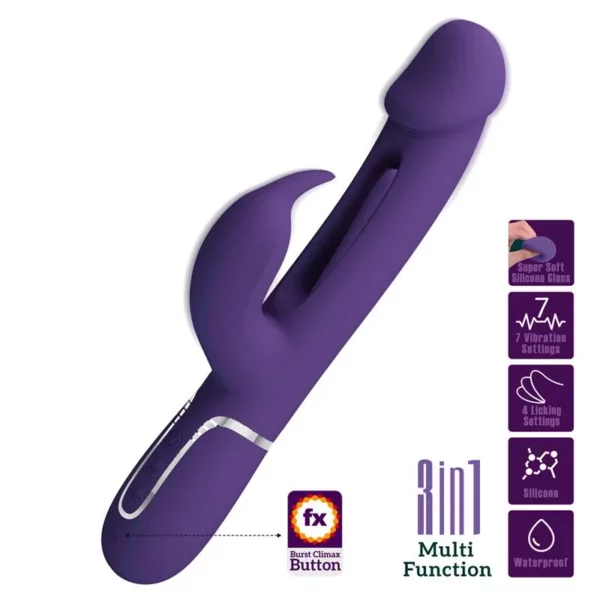 PrettyLove Kampas – Vibrador con Lengua Recargable | Estimulador Clítoris y Punto G - Imagen 11