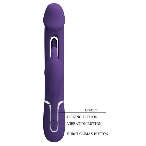 PrettyLove Kampas – Vibrador con Lengua Recargable | Estimulador Clítoris y Punto G - Imagen 5