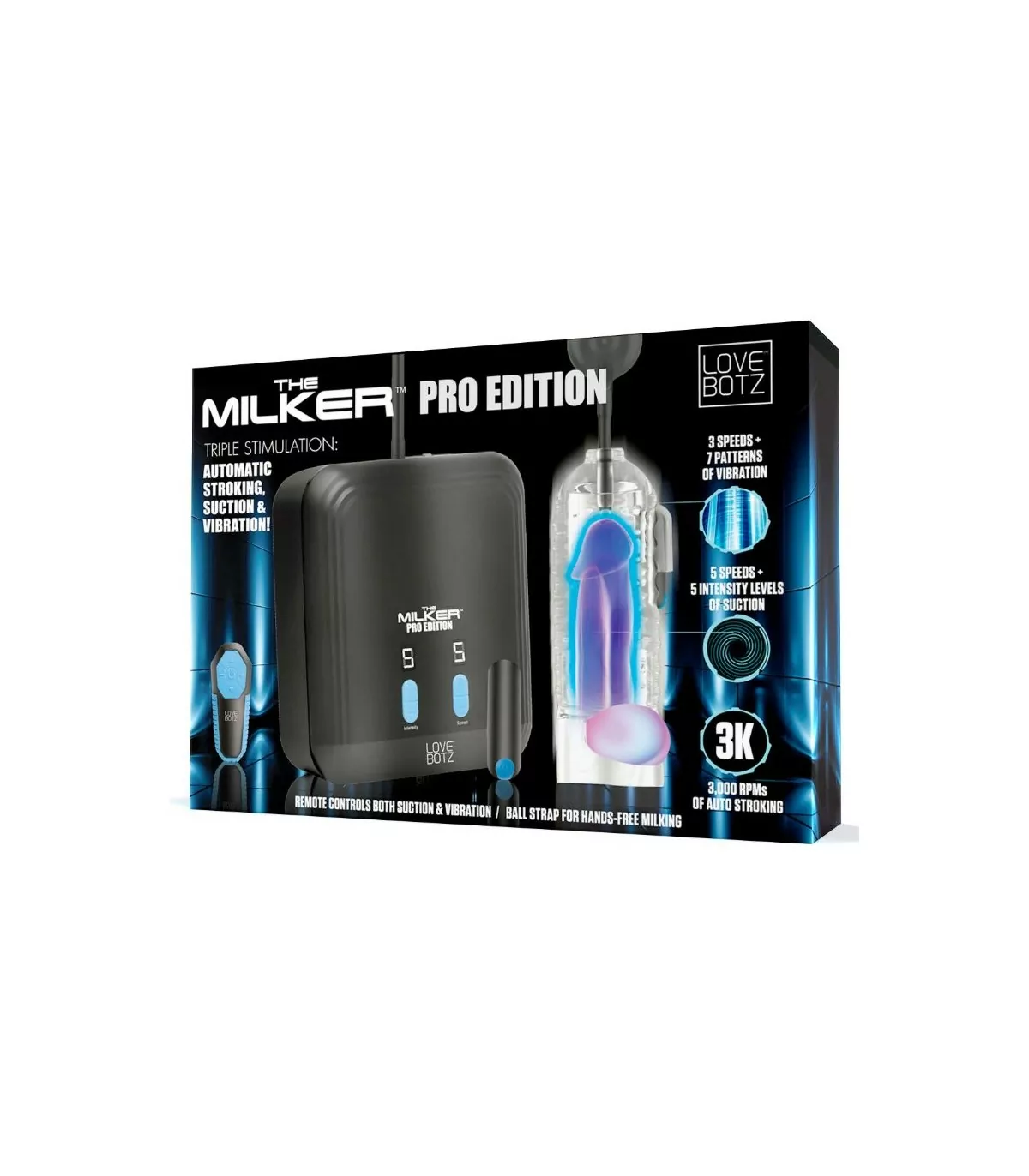 Masturbador The Milker Pro Edition – Succión, vibración y placer manos libres - Imagen 7