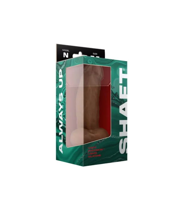 Dildo Model N 7.5" Liquid Silicone Dong w/Balls – Oak | Realismo y Placer Natural - Imagen 2