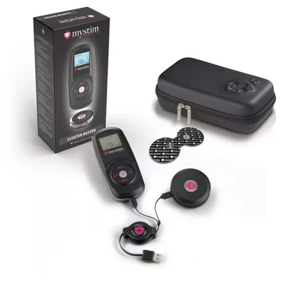 Mystim Cluster Buster – Starter Kit Wireless E-Stim | Control total de tus juguetes Mystim