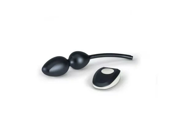 Mystim Jane Untamed Geisha Balls Vibe – Bolas chinas E-Stim con vibración