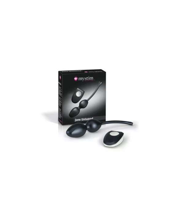 Mystim Jane Untamed Geisha Balls Vibe – Bolas chinas E-Stim con vibración - Imagen 2