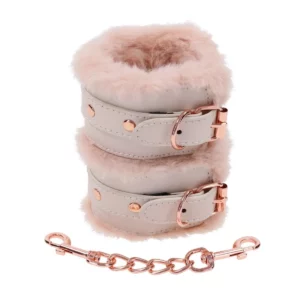 Esposas de piel sintética color melocotón - Peaches and Creame Fur Handcuffs
