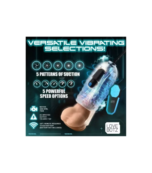 Masturbador Milker Stamina – Entrenador de resistencia con succión y vibración automáticas - Imagen 4