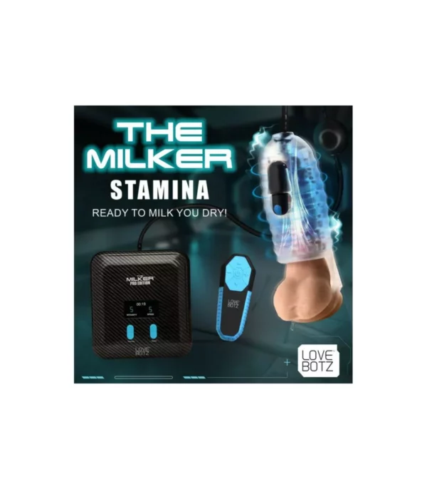 Masturbador Milker Stamina – Entrenador de resistencia con succión y vibración automáticas - Imagen 2