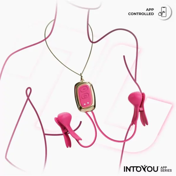 Tickly Pinzas para Pezones con Vibración y Control por App – INTOYOU App Series - Imagen 4