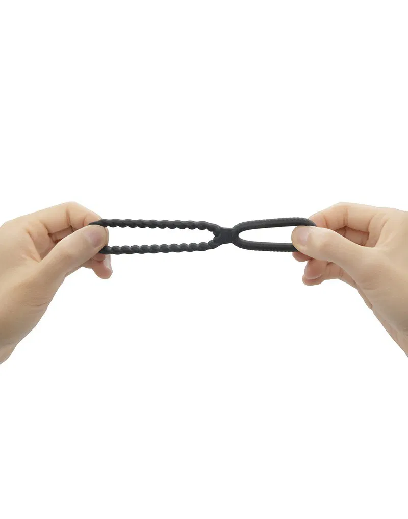 Dorcel – Dual Ring – Anillo Doble para el Pene – Negro - Imagen 8