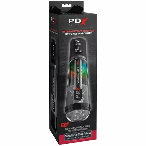PDX ELITE - VIEWTUBE MAX VIEW™ MASTURBADOR AUTOMÁTICO CON SUCCIÓN TRANSPARENTE - Imagen 5