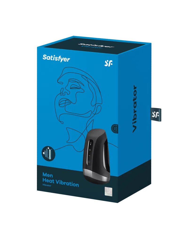 Satisfyer Men Heat Vibration – Masturbador Masculino con Calor y Vibración - Imagen 2