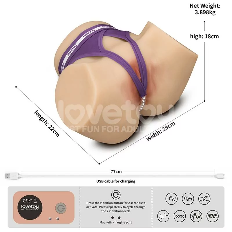 LOVETOY Streetgirls Masturbador Dual Motor Sensation Pulse – Realismo, potencia y placer sin límites - Imagen 15