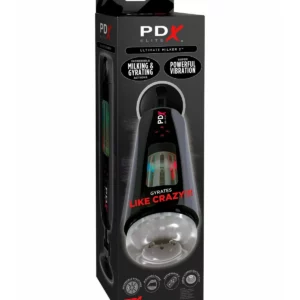 THE ULTIMATE MILKER 2 BLACK – MASTURBADOR AUTOMÁTICO CON SUCCIÓN, ROTACIÓN Y VIBRACIÓN