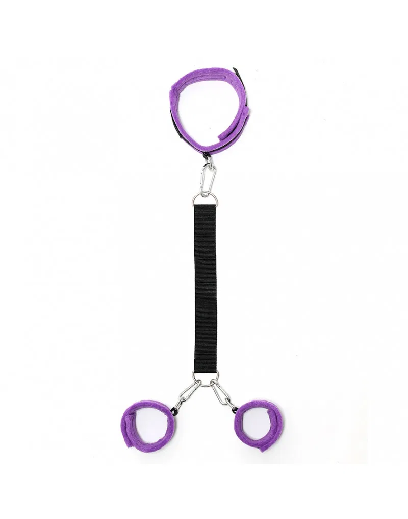 Rimba Soft Bondage Collar con Esposas Suaves | Control Cómodo y Ajustable - Imagen 2