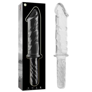 NEBULA SERIES BY IBIZA – Modelo 24 Dildo Cristal Transparente 28,5 cm Ø 5 cm
