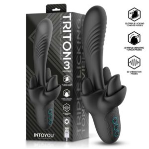 INTOYOU Triton Vibrador Triple Lengua
