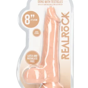 RealRock by Shots - Фаллоимитатор с яичками - 20CM - 8" - 8"